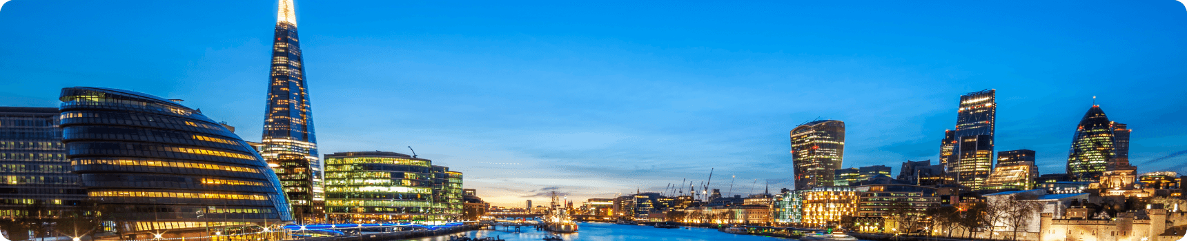 London City Night Skyline