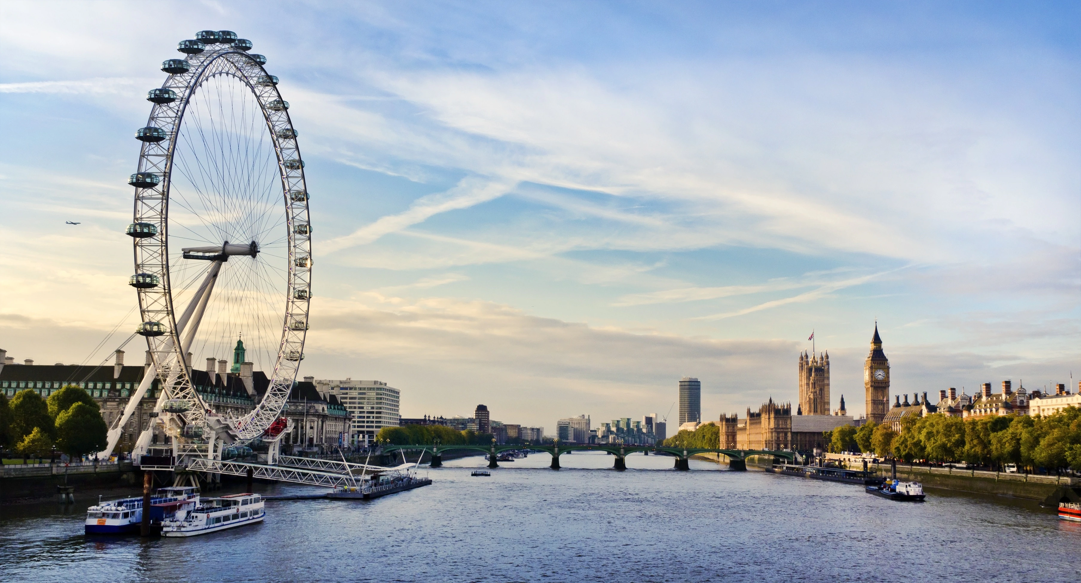 Destinations Banner - London Eye and Thames